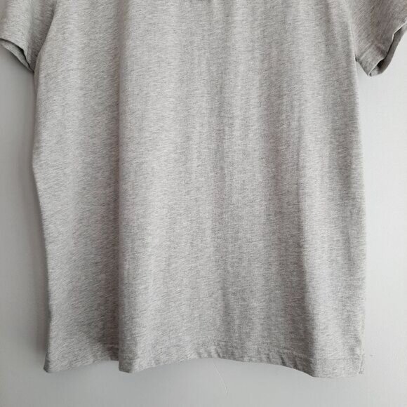 MICHAEL KORS | Classic 1/4 Button Short Sleeve Polo Top Soft Tee Gray Men's Sz L - Picture 5 of 12